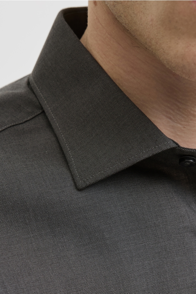 JPRBLAPARKER SHIRT L/S NOOS 12227385 DARK GREY